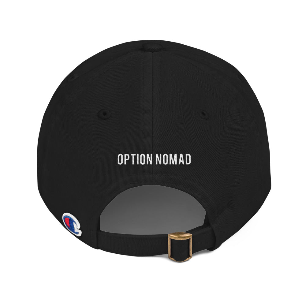 "I SEE YOU" Option Nomad x CHAMPION CAP [BLACK]