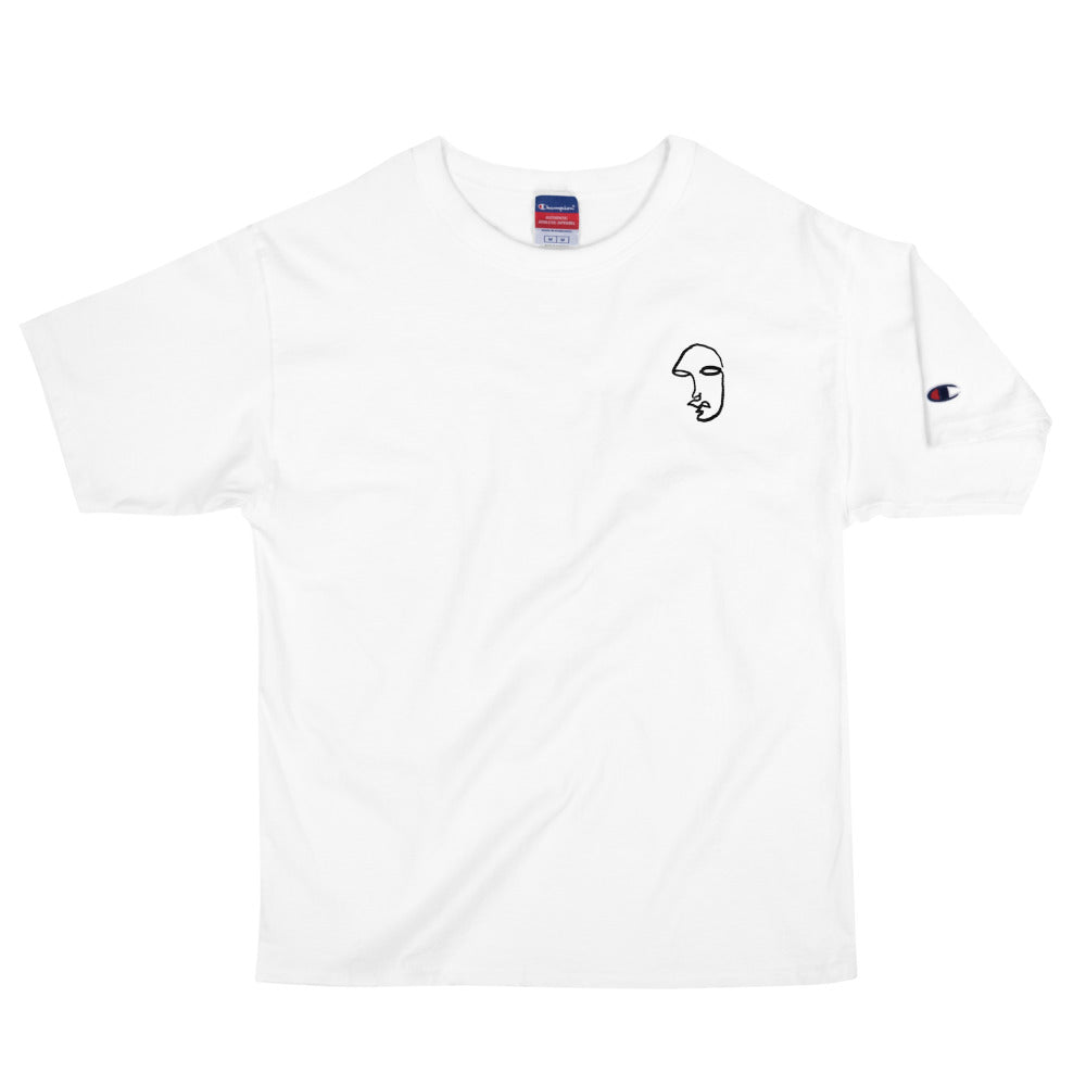 "I SEE YOU" Option Nomad x CHAMPION T-SHIRT [WHITE]